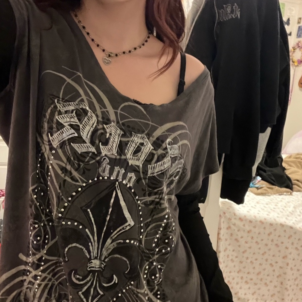 Rock & Republic Oversized Tee.